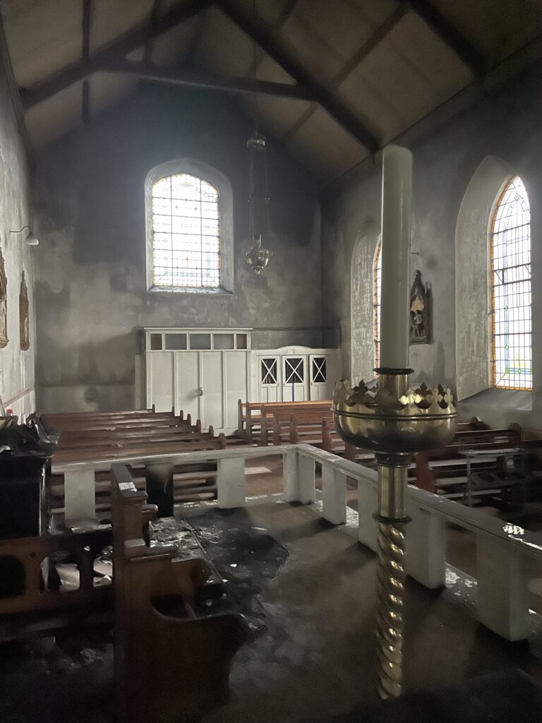 Smoke & Fire Damage of a Church in County Clare, Ireland